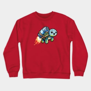 Jetpack turtle Crewneck Sweatshirt